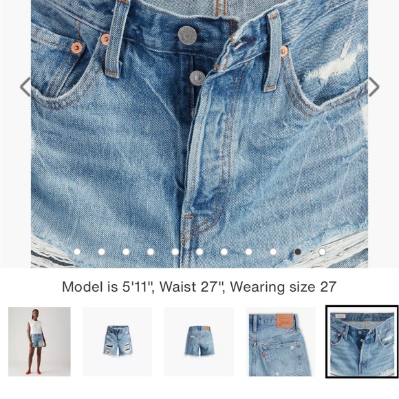 Levi’s 501 Mid Thigh shorts - Picture 8 of 10